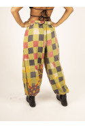 RECYCLED QUILT TROUSERS 013