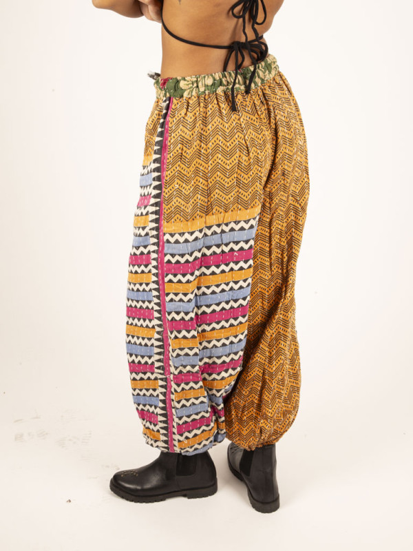 RECYCLED QUILT TROUSERS 014 2