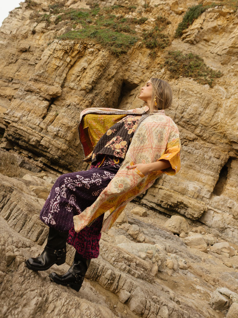 RECYCLED QUILT TROUSERS 016