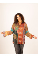 CAMISA PATCHWORK KATHA LARGA 050