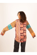 PATCHWORK KATHA SHIRT LONG 050
