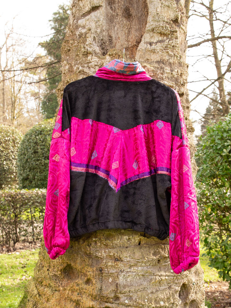 RIAÑO TEDDY CROP BLACK JACKET 48