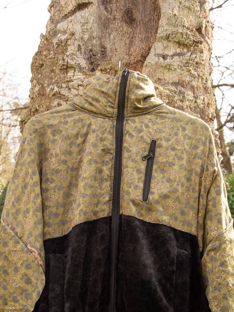 CHAQUETA RIAÑO TEDDY CROP BLACK 54