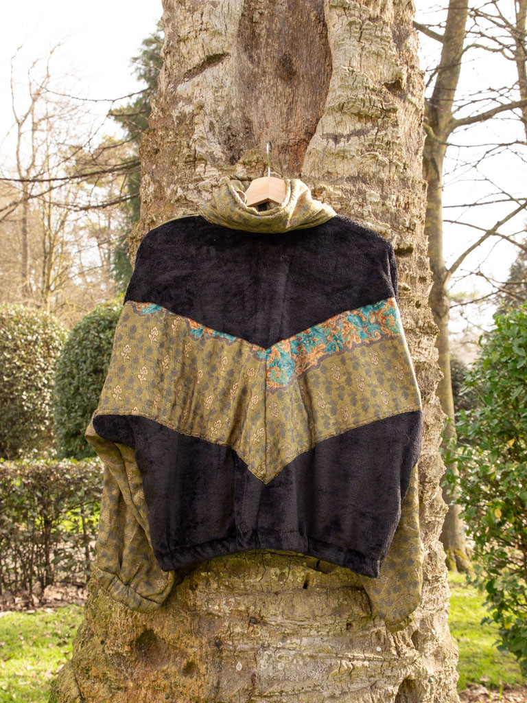 RIAÑO TEDDY CROP BLACK JACKET 54