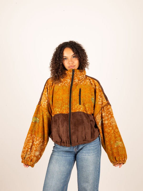 TEDDY CROP CHOCOLAT JACKET 90