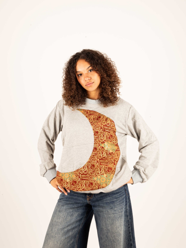 SUDADERA SOL Y LUNA GREY 07