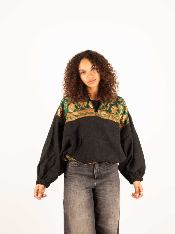 SUDADERA CUERA BLACK 063