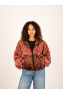 CHAQUETA RIAÑO TEDDY CON CAPUCHA CHOCOLAT 015