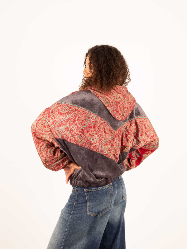 CHAQUETA RIAÑO TEDDY CON CAPUCHA GREY 017 2