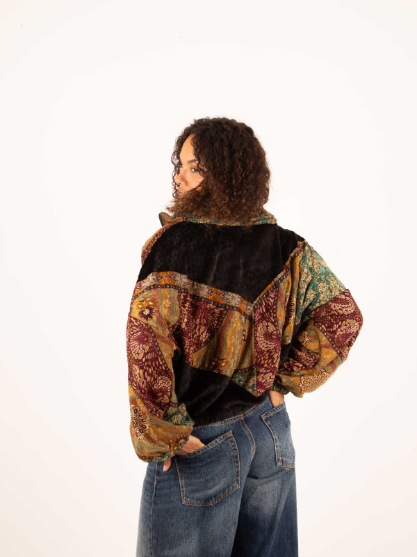 RIAÑO TEDDY CROP BLACK JACKET 70 2