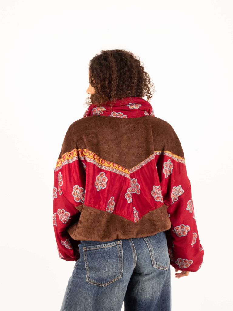 TEDDY CROP CHOCOLAT JACKET 95