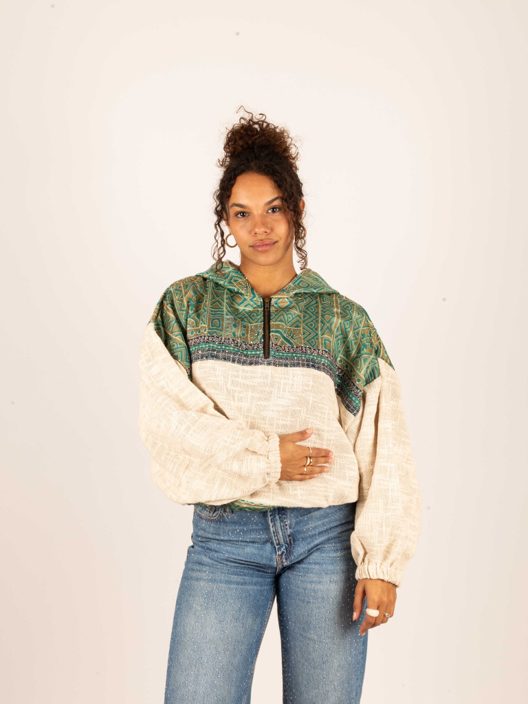 SUDADERA CUERA WHITE 06