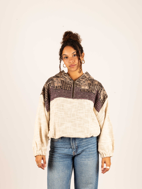 SUDADERA CUERA WHITE 08