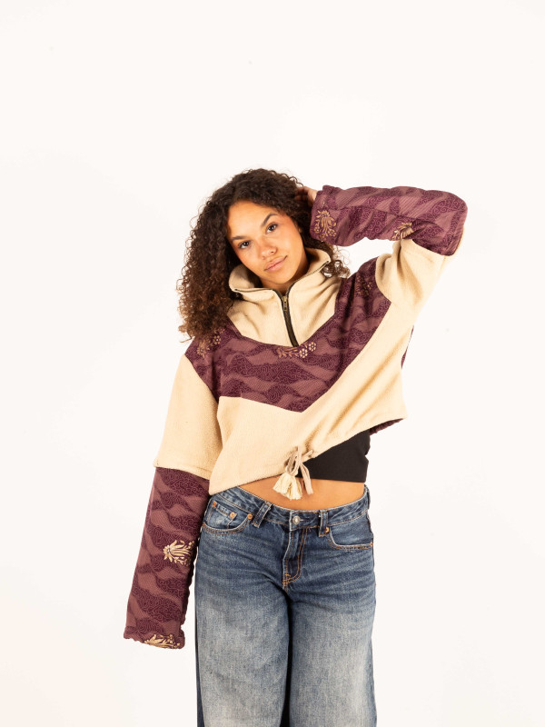 SUDADERA POLAR PIRINEOS CREAM 011