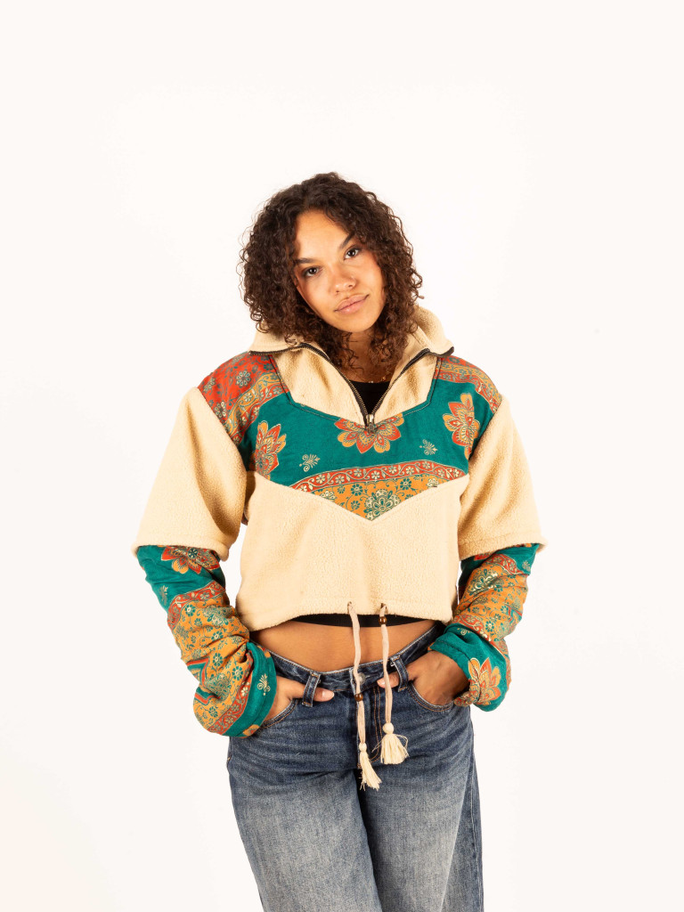 SUDADERA POLAR PIRINEOS CREAM 012