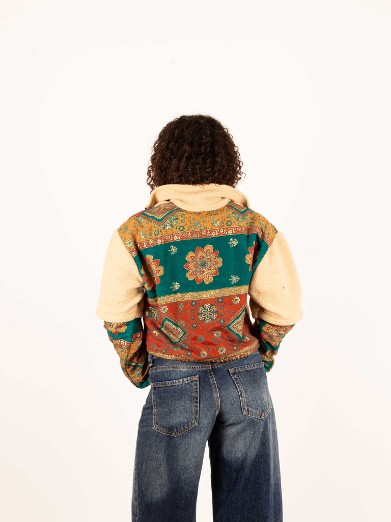 PIRINEOS FLEECE HOODIE CREAM 012