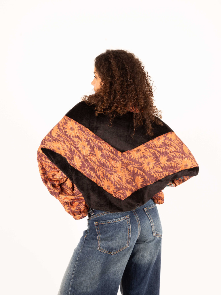 RIAÑO TEDDY CROP BLACK JACKET 83