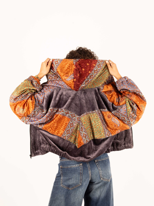 RIAÑO TEDDY HOODED JACKET GREY 027 2