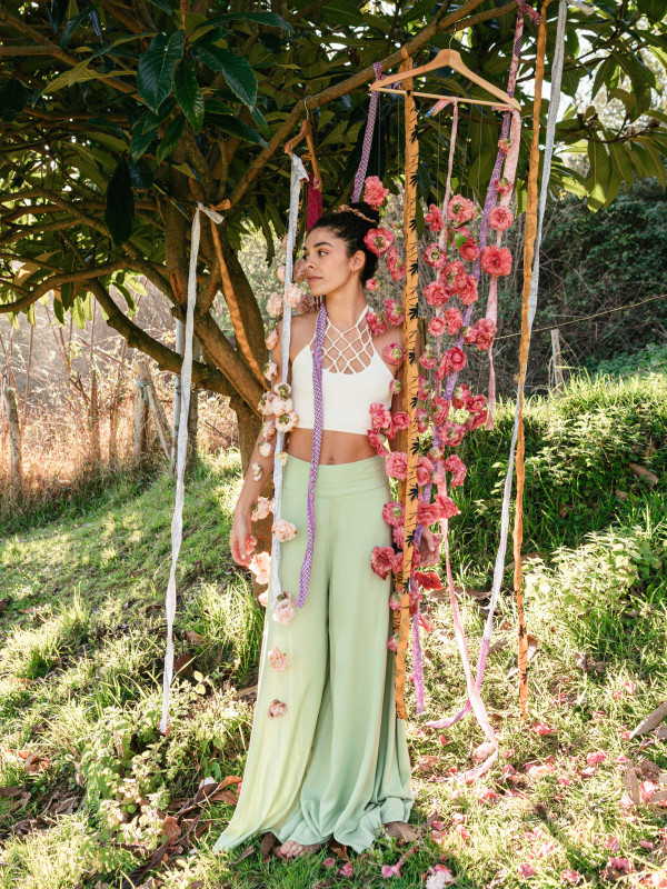 PALAZZO COVE MENTA TROUSERS 2