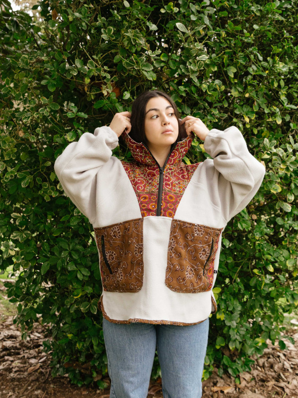 HOODIE FLEECE SAJA GREY 42