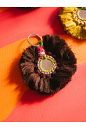 ESPEJITO MÁGICO KEYRING BROWN