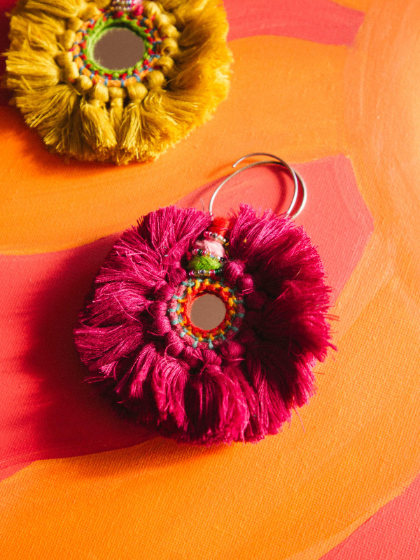 ESPEJITO MÁGICO KEYRING PINK 2