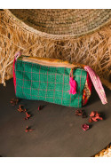 KANTHA RECYCLED TOILETRY BAG 03