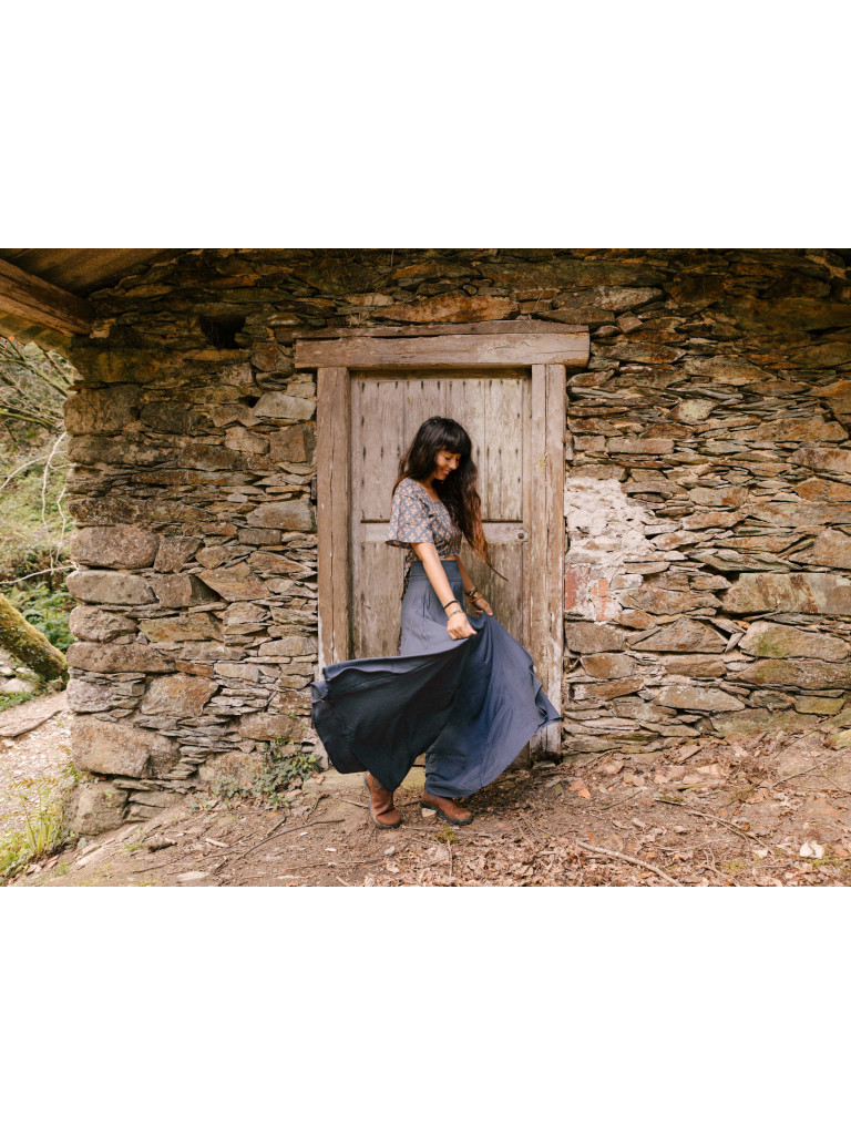 PALAZZO COVE BLUE TROUSERS