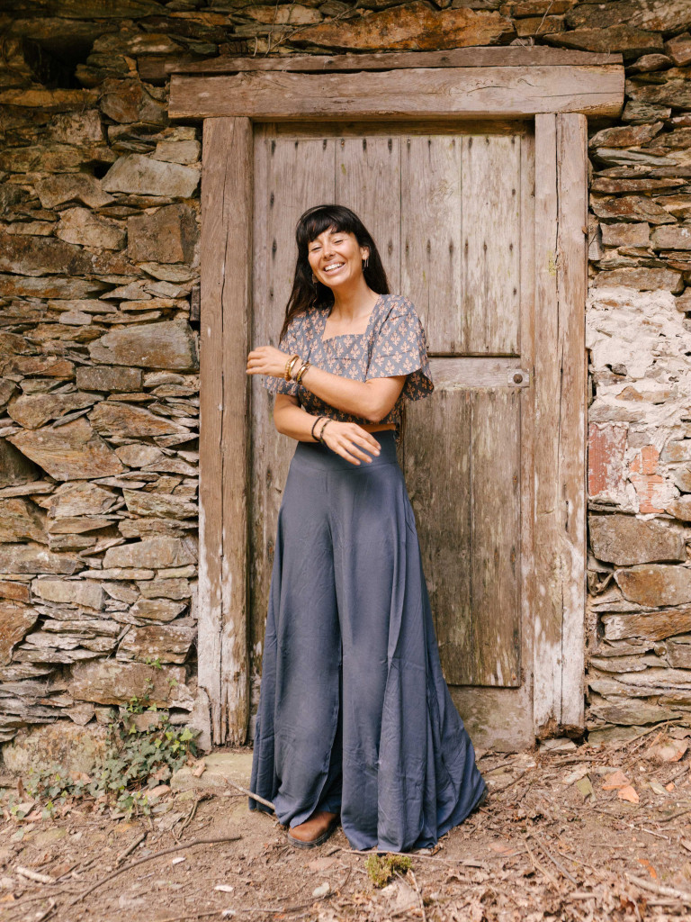 PALAZZO COVE BLUE TROUSERS