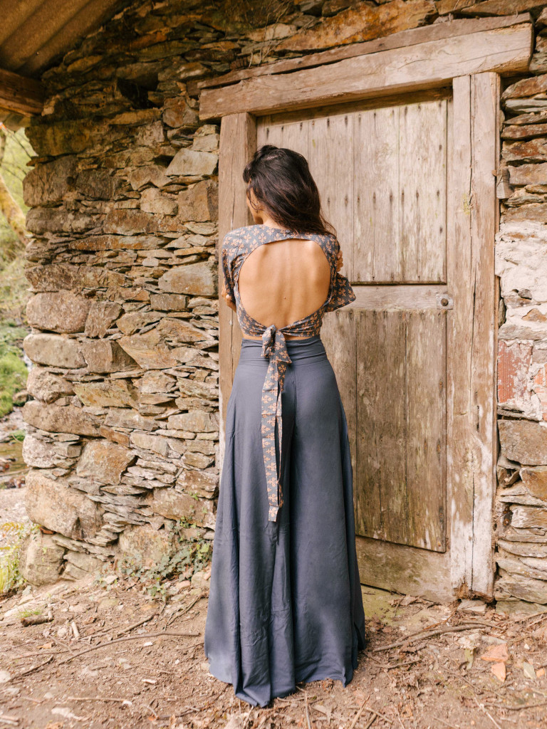 PALAZZO COVE BLUE TROUSERS