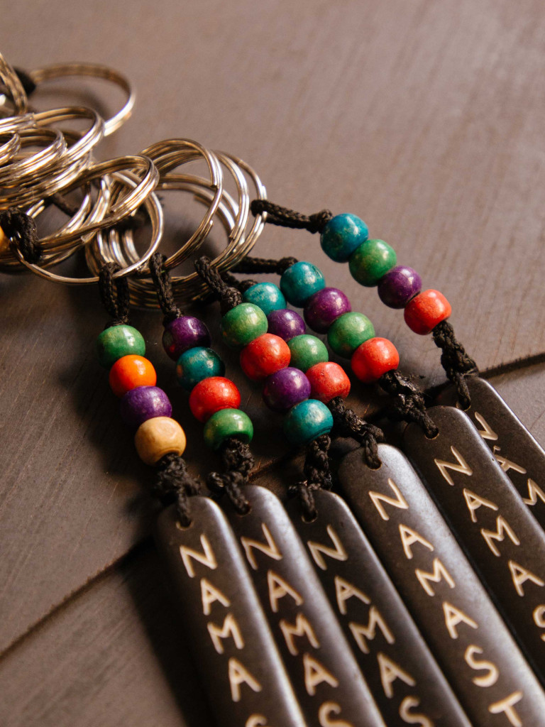 NAMASTE KEYRING