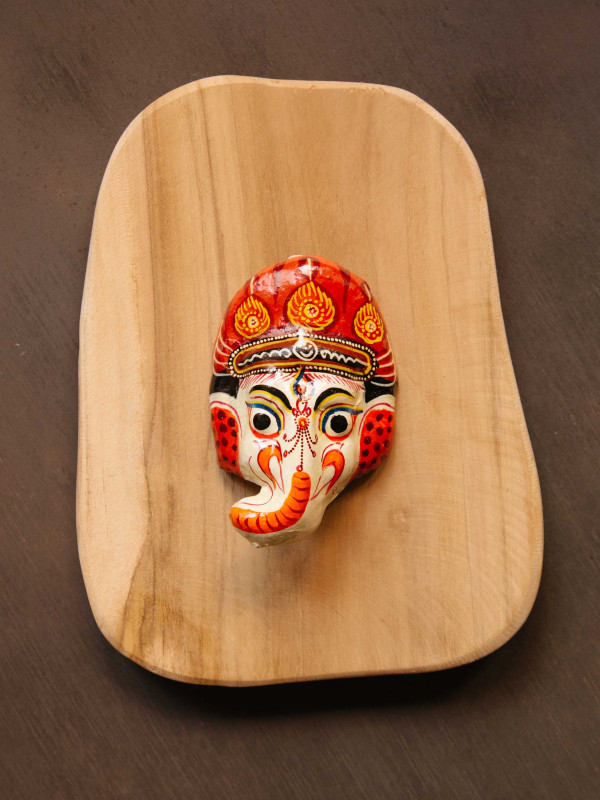 GANESHA MASK WHITE