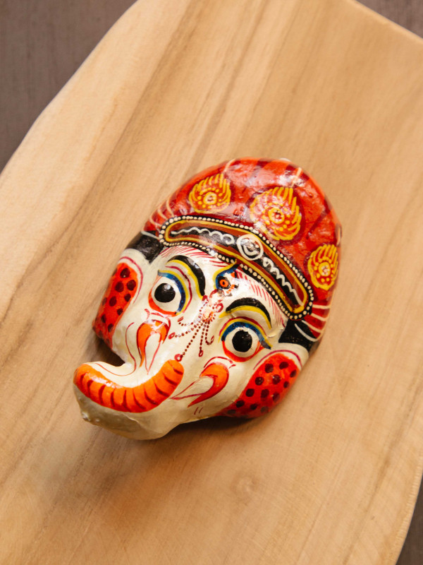 GANESHA MASK WHITE 2