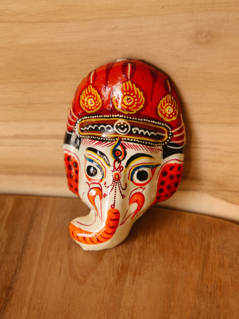 GANESHA MASK WHITE