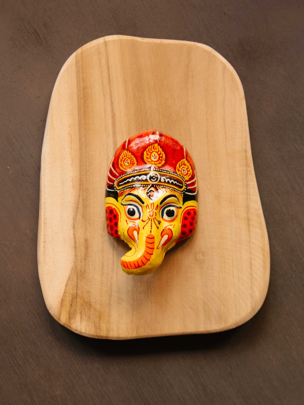 GANESHA MASK YELLOW