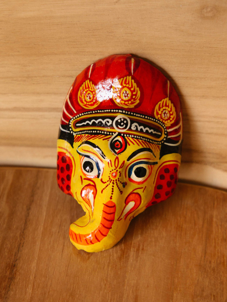 GANESHA MASK YELLOW