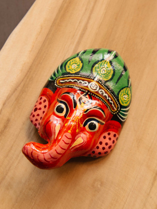 GANESHA MASK RED 2