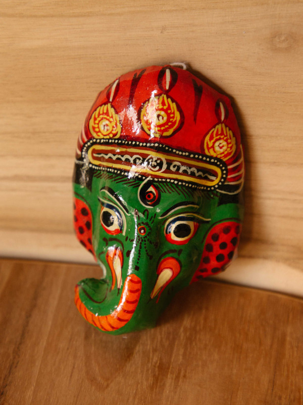 GANESHA MASK GREEN 2