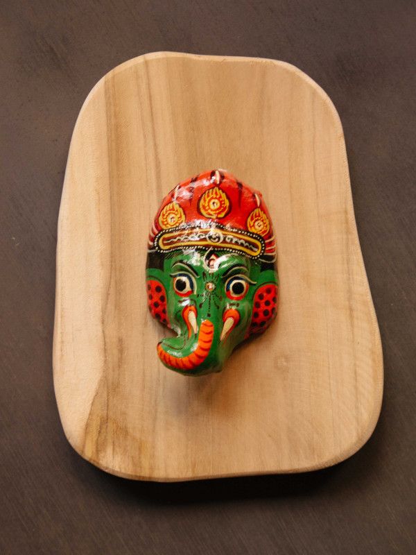 GANESHA MASK GREEN