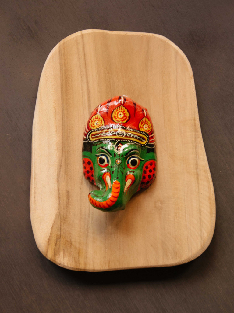 GANESHA MASK GREEN