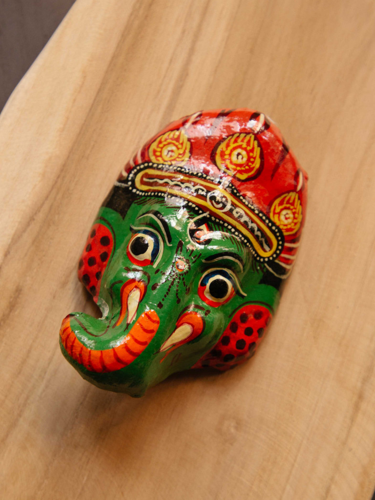 GANESHA MASK GREEN