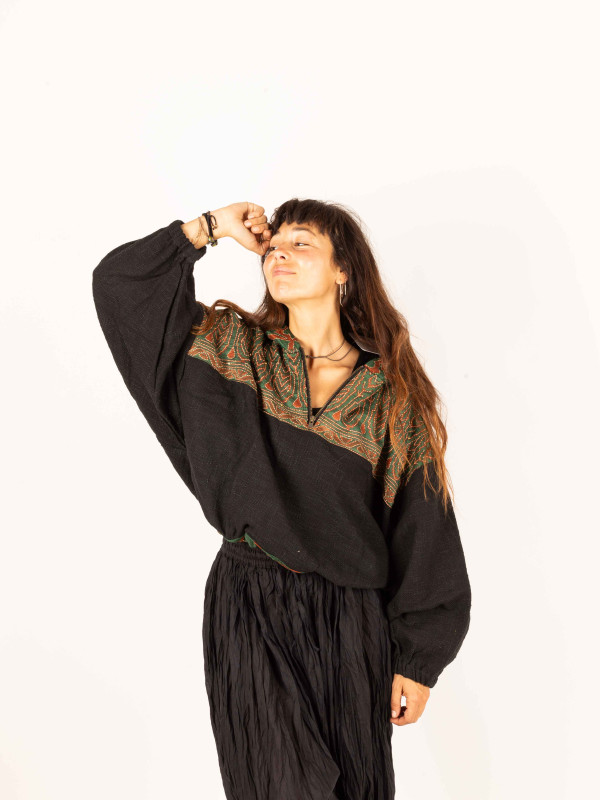 CUERA BLACK HOODIE 068