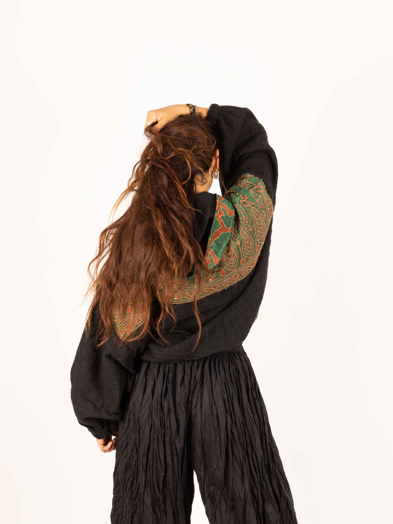 CUERA BLACK HOODIE 068