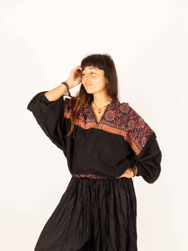 CUERA BLACK HOODIE 069