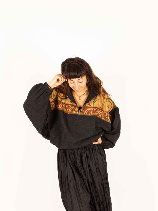 CUERA BLACK HOODIE 070