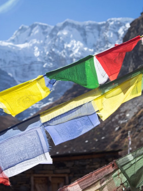 LARGE TIBET PRAYER FLAGS