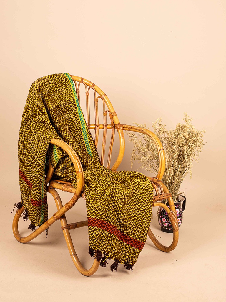 YAC YELLOW SCARF\BLANKET