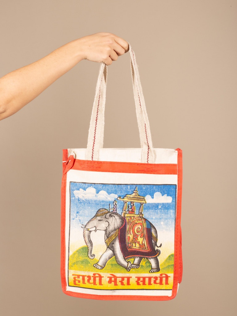 SMALL ELEPHANT MARKET BAG