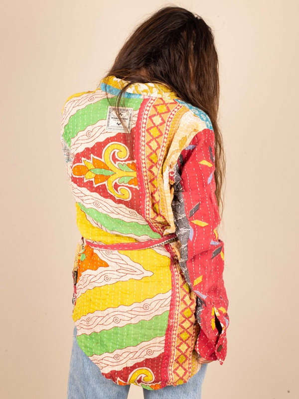OVERSIZED RECYCLED QUILT SHIRT S/M 08 2