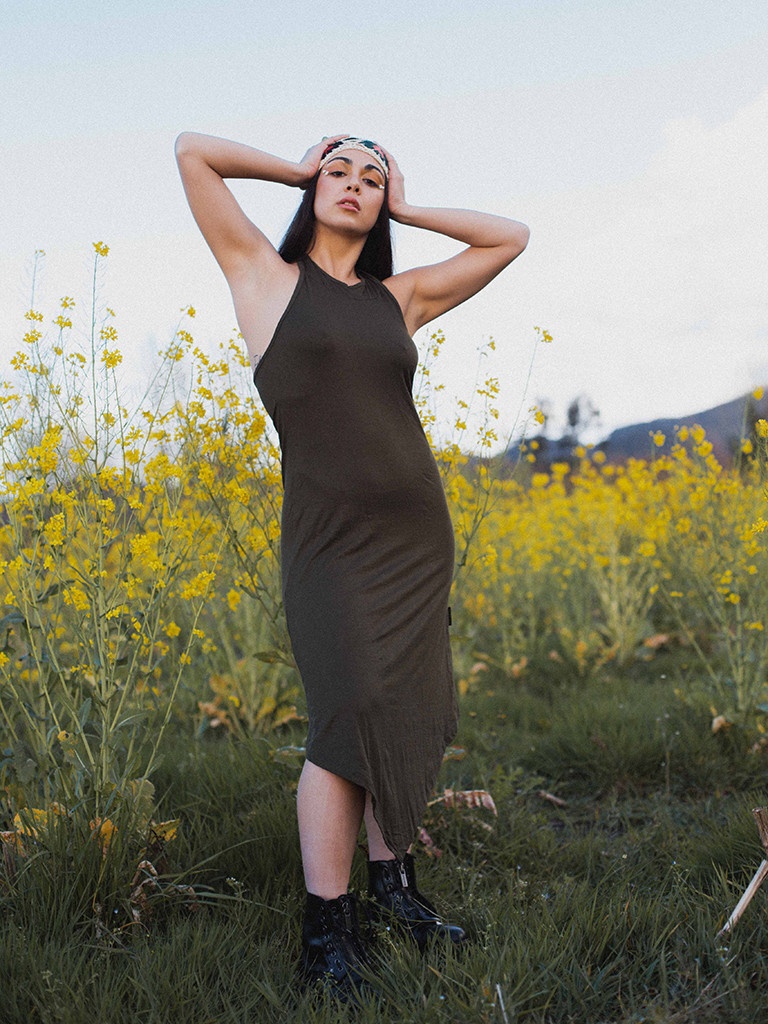 VESTIDO ÍTACA VERDE